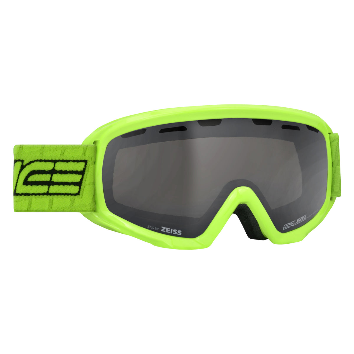 Salice 709 DARWFV Double Antifog Mirror Vented Lime Kids Goggle