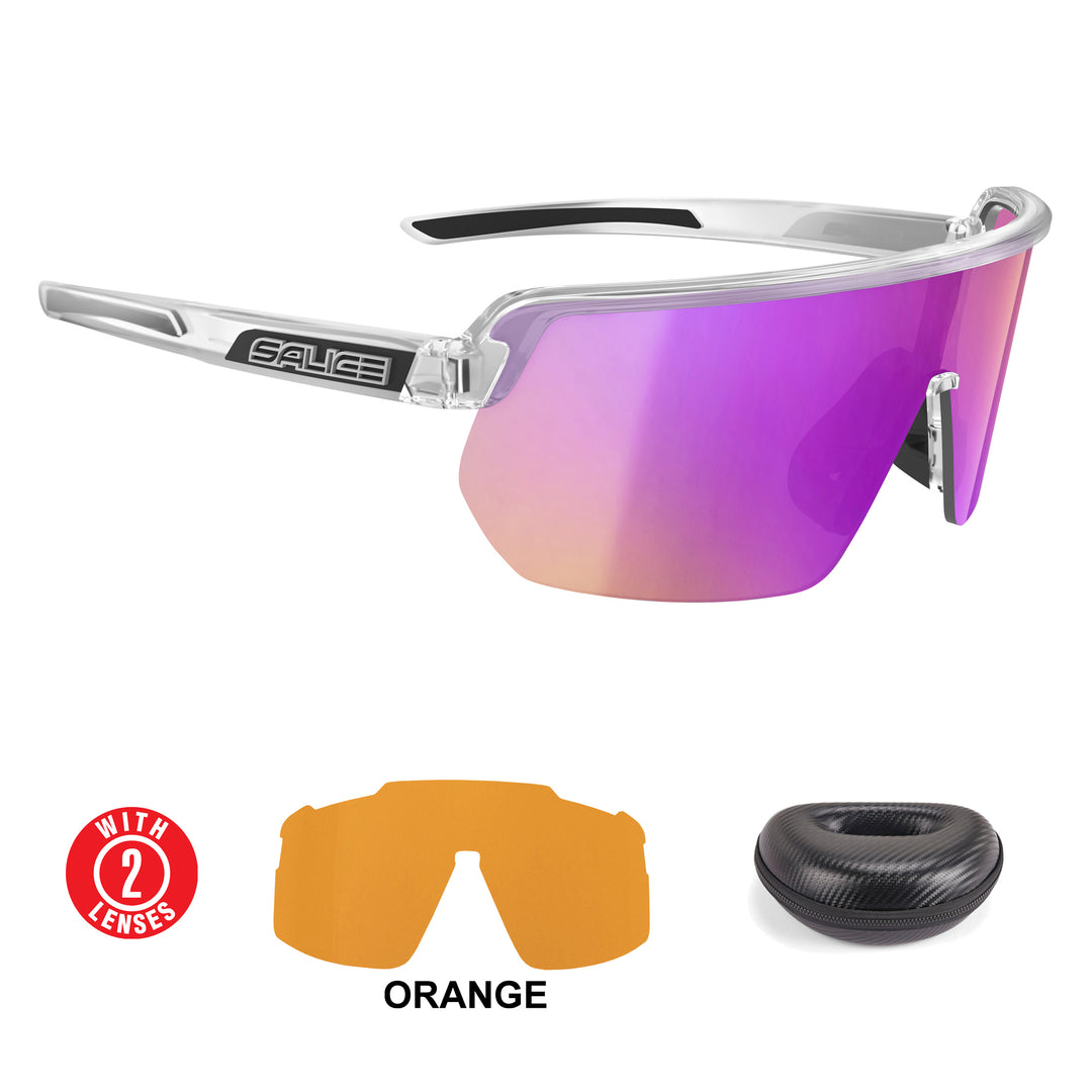 Salice 023 RW Mirror Crystal Bike Sunglass Italian Design Bike Ski Products Salice Sunglasses Helmets Salice UK